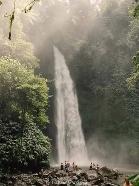Trekking dan piknik di air terjun sekitar Puncak